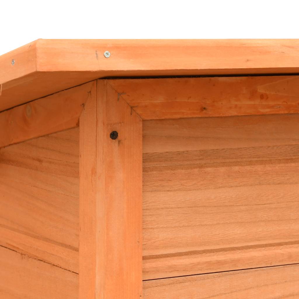 Cage pour chien 120x77x86 cm bois de pin et d'épicéa massif - number 9.