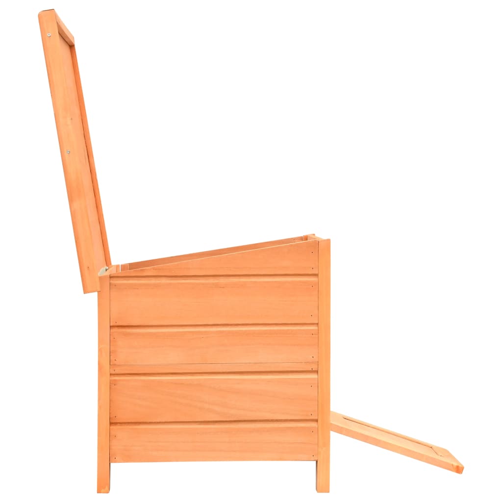 Maison pour chat 50x46x43,5 cm bois massif de pin et d'épicéa - number 7.