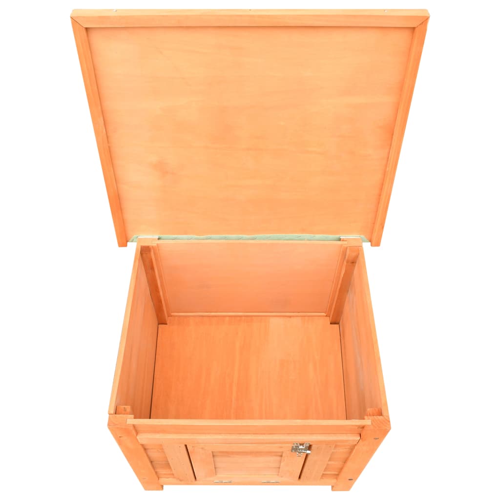 Maison pour chat 50x46x43,5 cm bois massif de pin et d'épicéa - number 9.