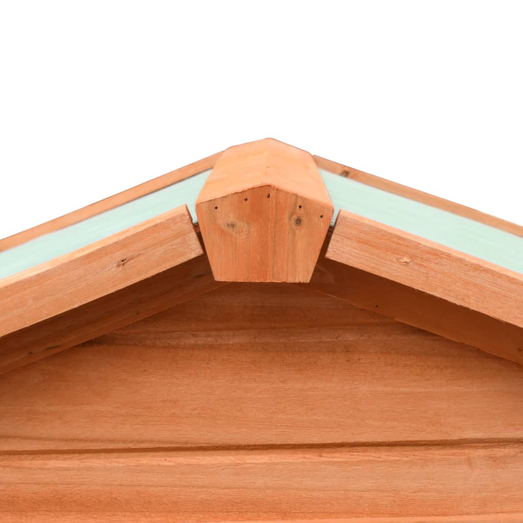 Cage à lapin 310x70x87 cm bois massif de pin et d'épicéa - number 5.