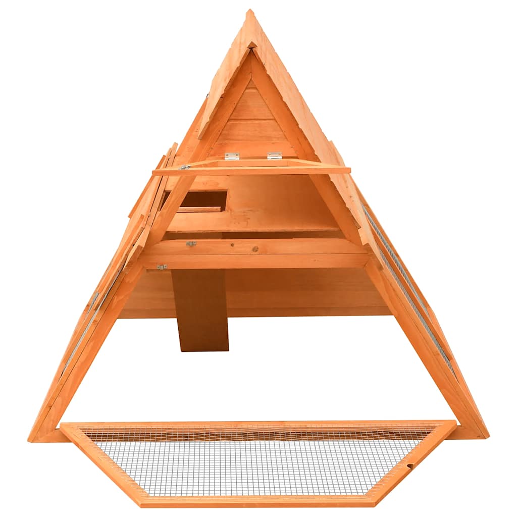 Cage de lapin 152x128x108 cm pin massif et sapin - number 4.