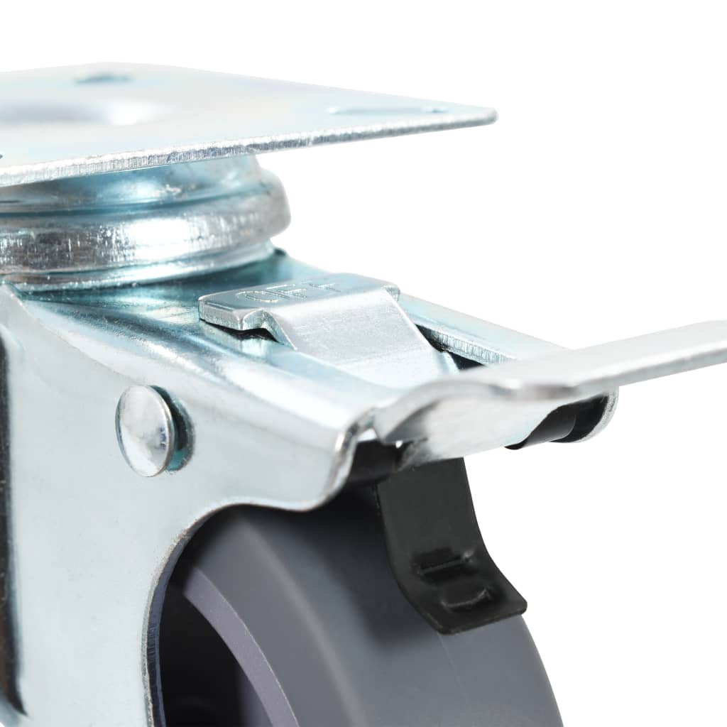 Okretni kotačići s duplim kočnicama 4 kom. 75 mm - number 5.