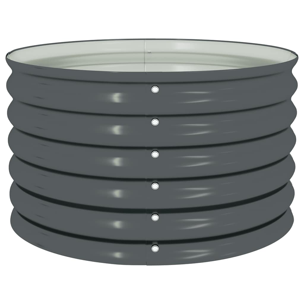 Povišena biljna kutija pocinčani čelik - siva, 80 x 80 x 44 cm, 1 - number 5.