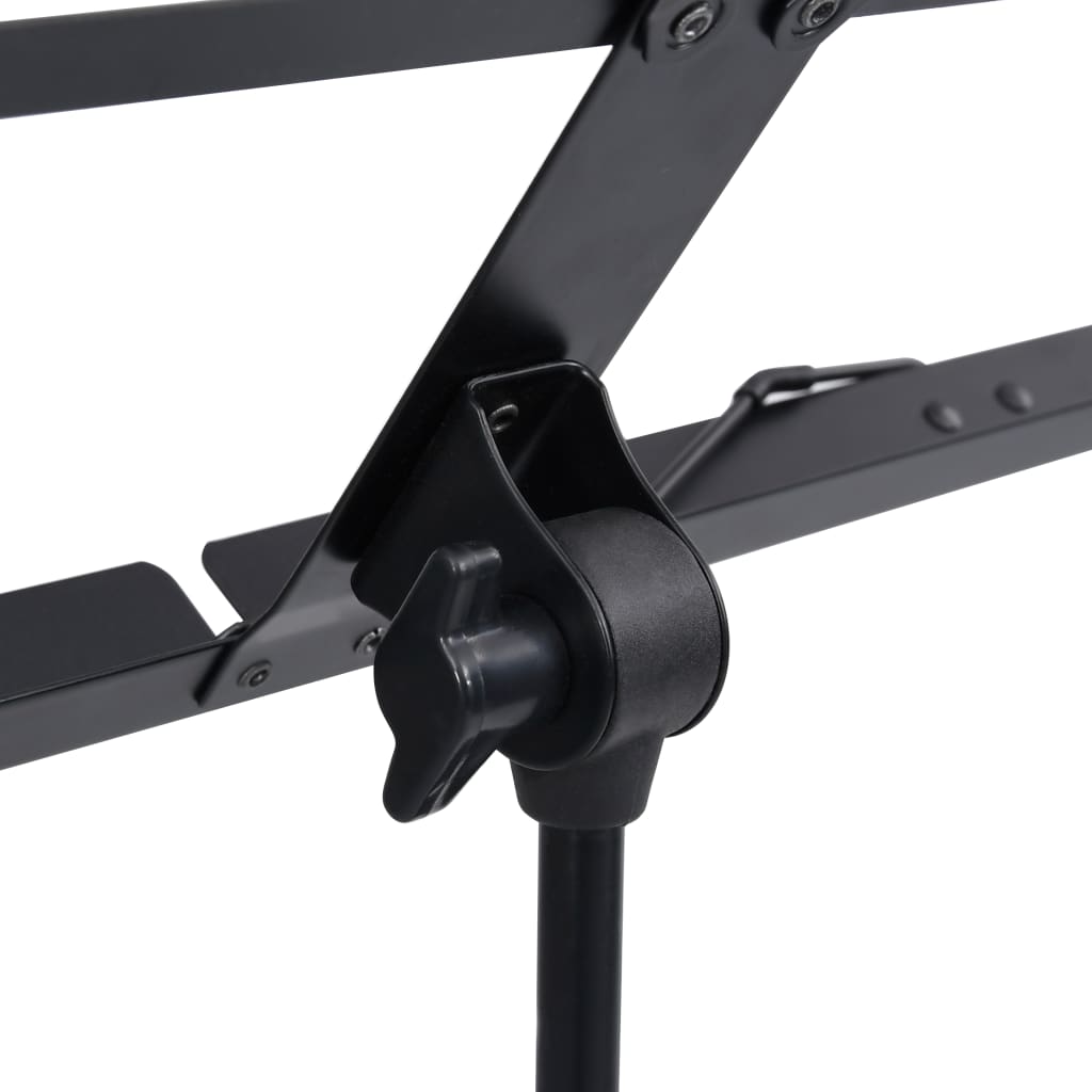 Glazbeni stalak čelik crni - number 8.