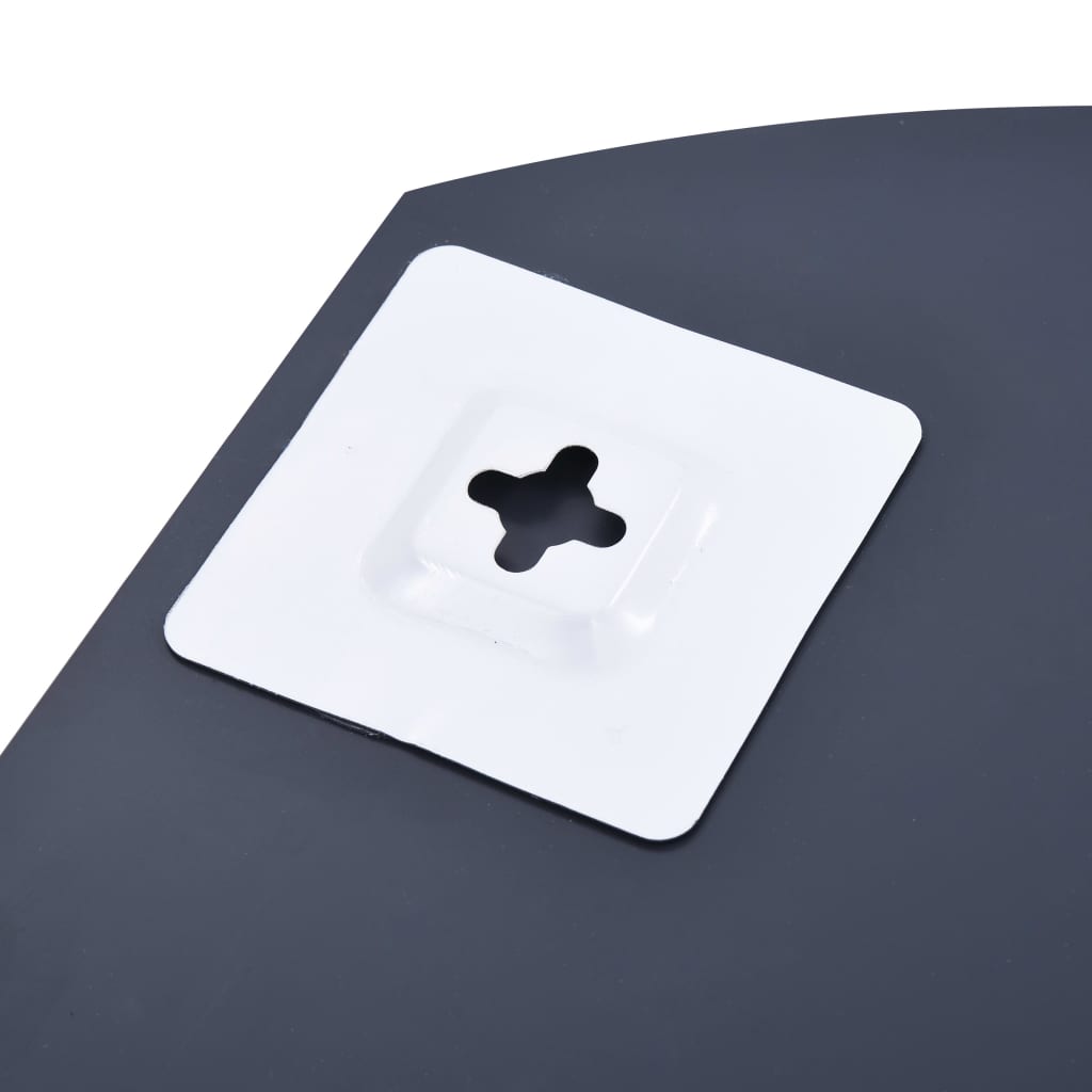 Wall mirror with shelf tempered glass - 50 x 70 cm, 1, oval - number 5.