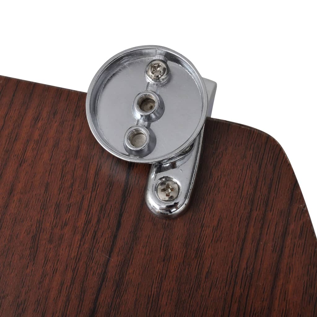 Toalettstolar med lock st. mdf brun - 2, fast brun, nr - number 7.