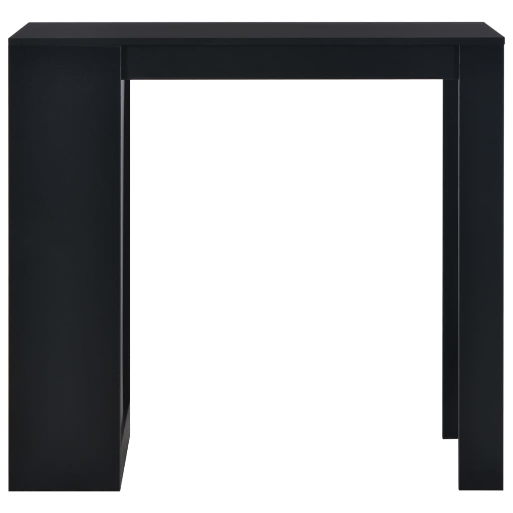 Tavolo da bar con ripiano 110 x 50 x 103 cm - nero, 1 - number 2.