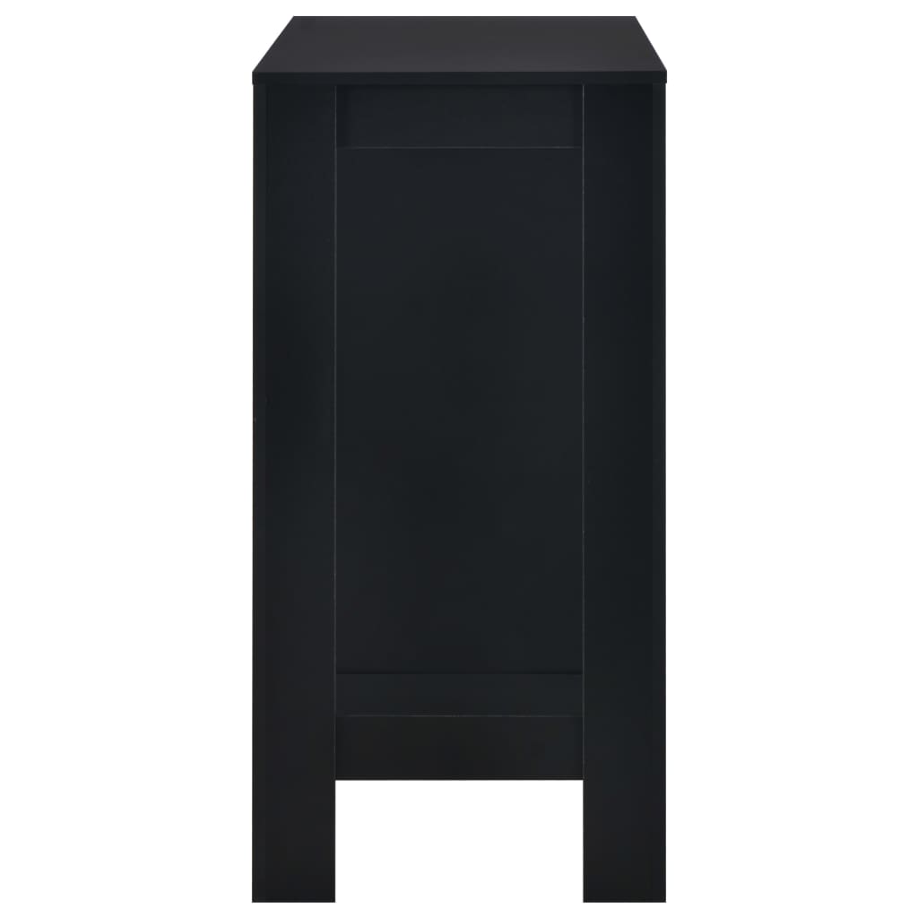 Tavolo da bar con ripiano 110 x 50 x 103 cm - nero, 1 - number 4.