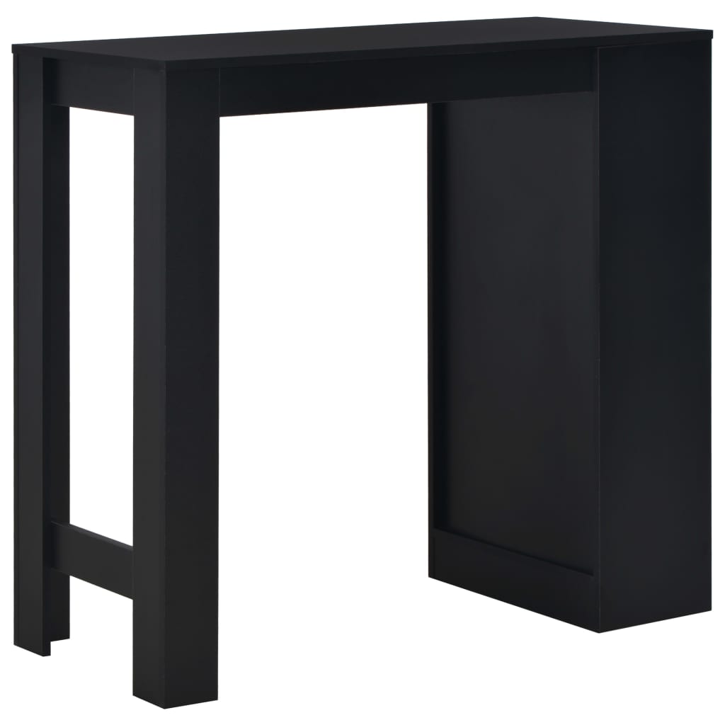 Tavolo da bar con ripiano 110 x 50 x 103 cm - nero, 1 - number 3.