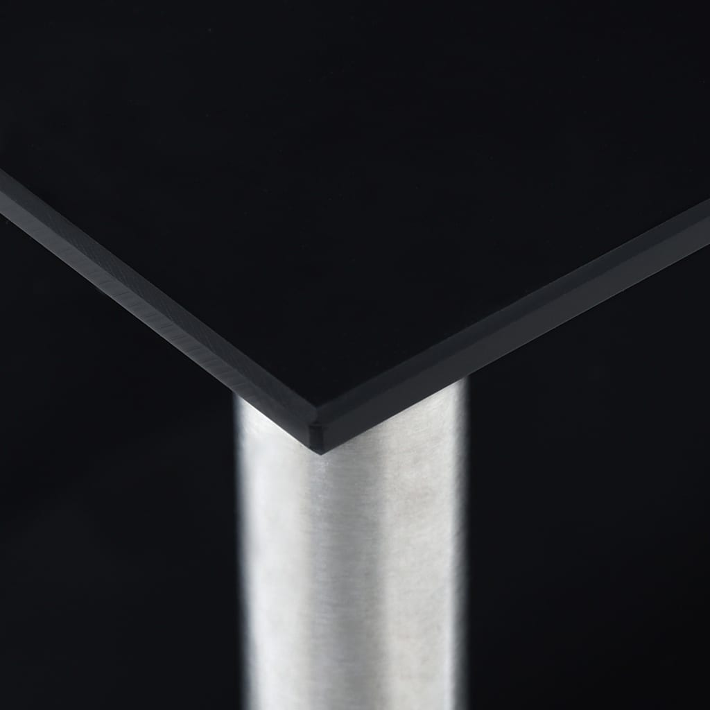 Køkkenreol 45x16x26 cm hærdet glas sort - number 4.