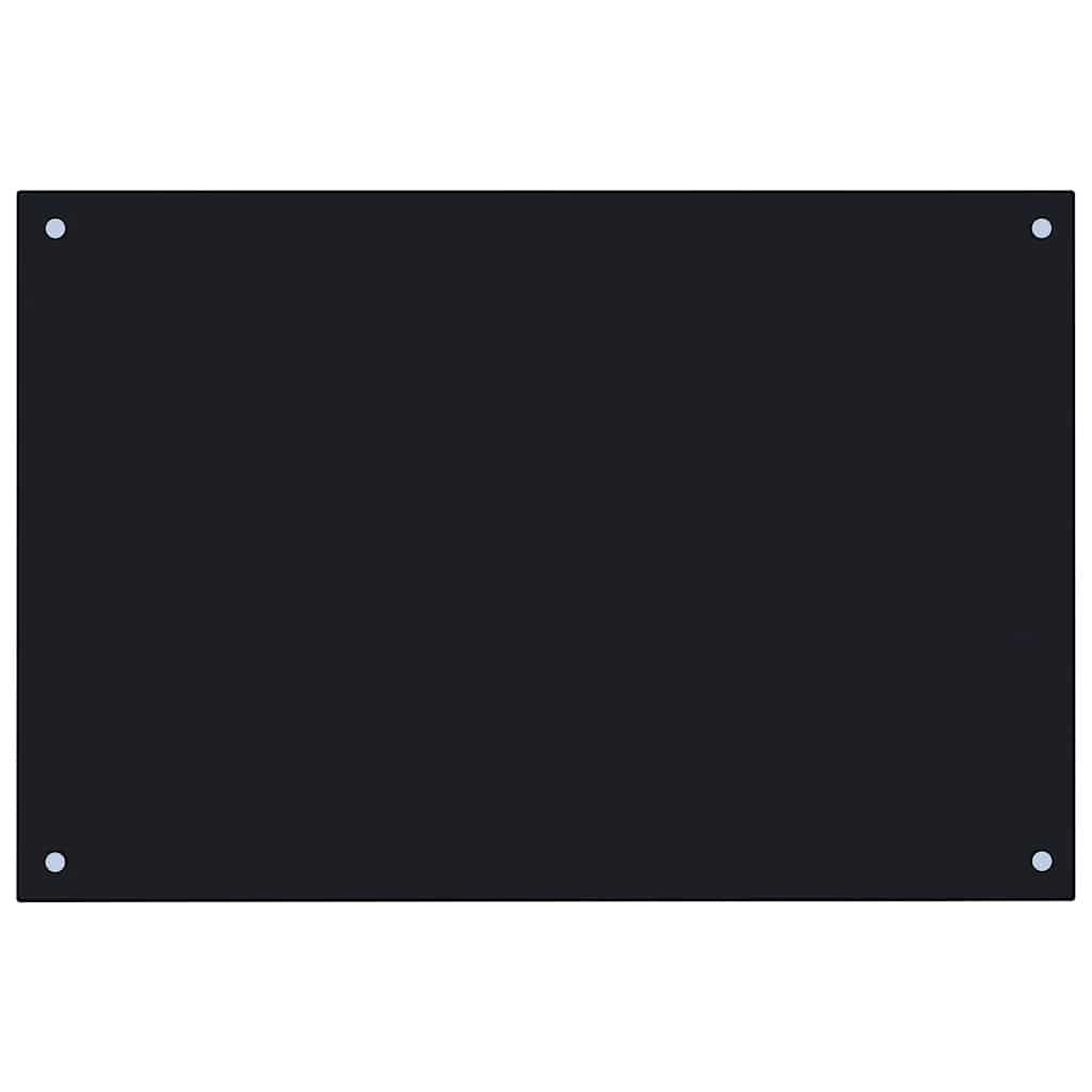 Tvrzené sklo splashback - černé, 90 x 60 cm, 1 - number 1.