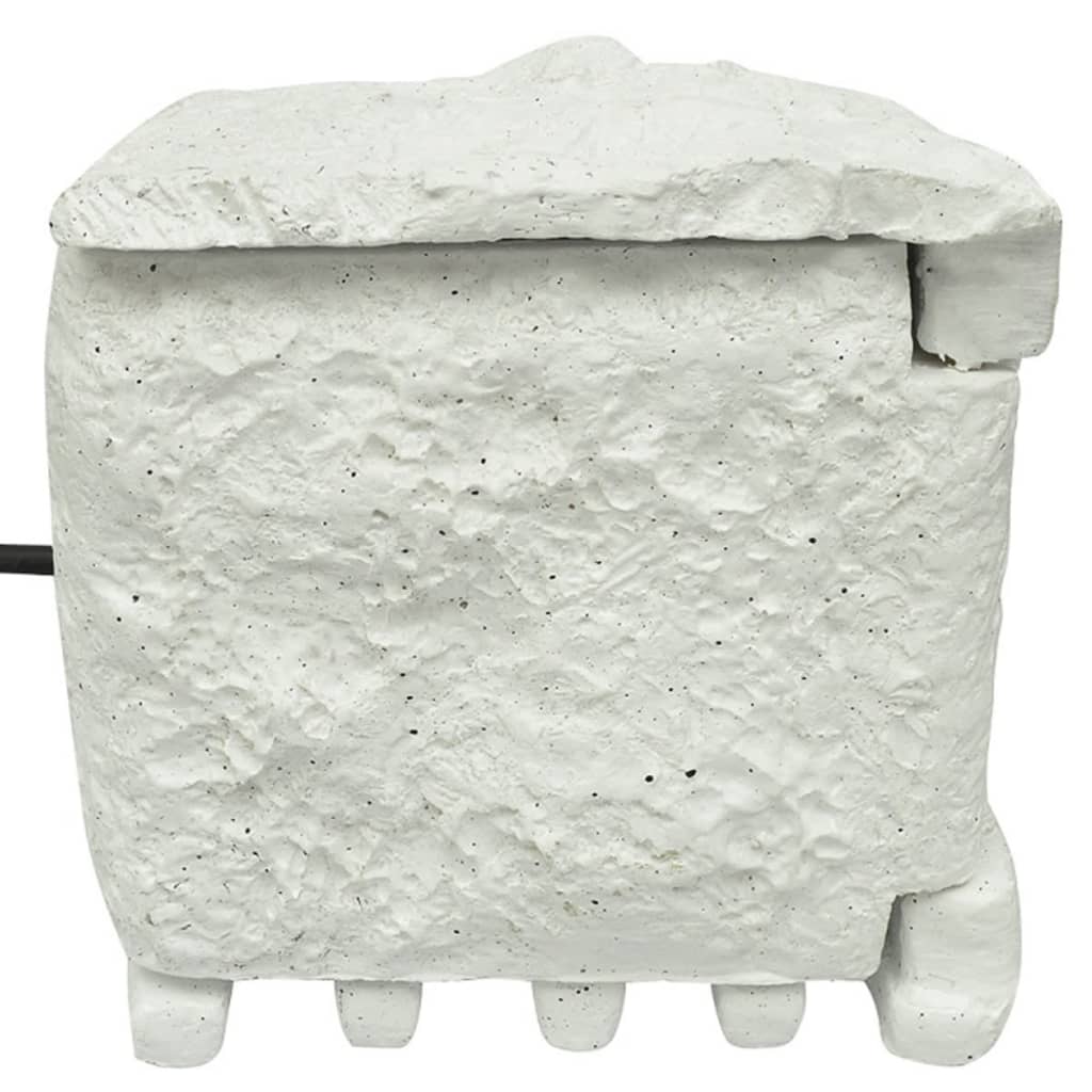 Utomhusuttag 4 uttag vattentätt harts vit - number 2.