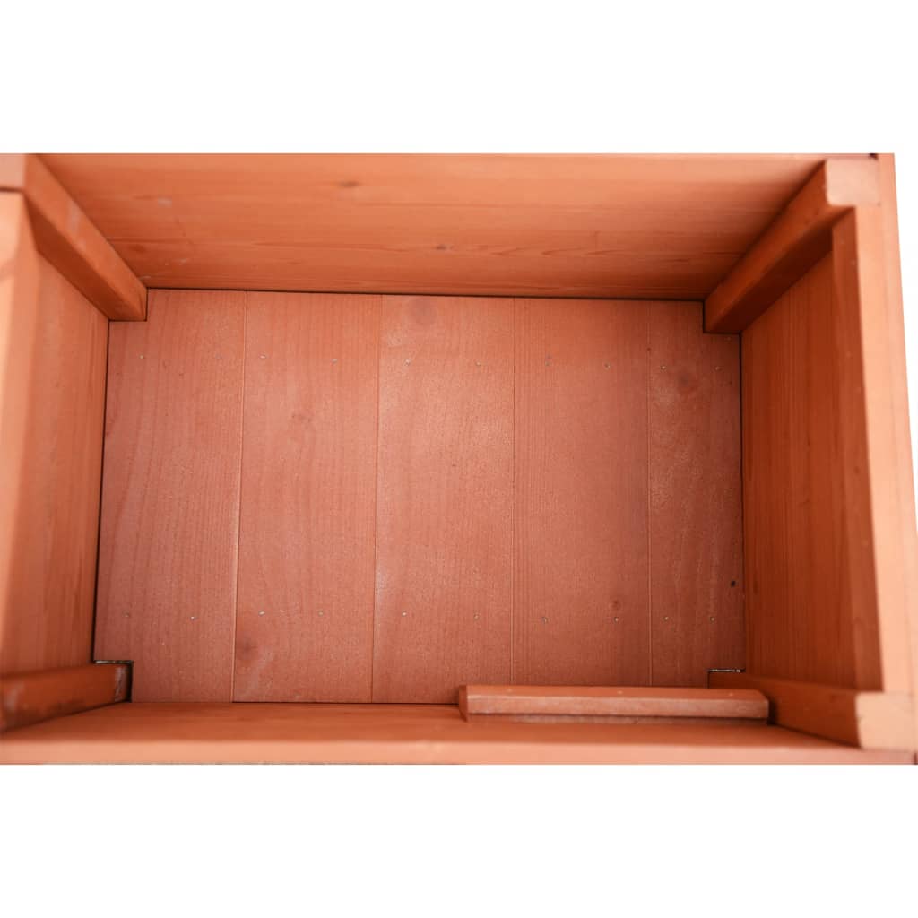 @pet pindsvinehus træ brun - number 4.