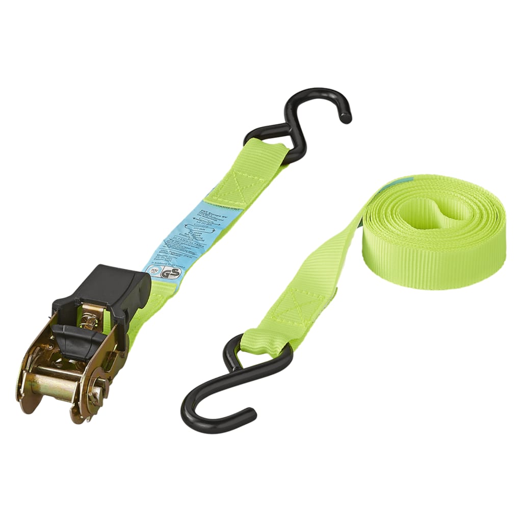 Proplus surrningsrem med spärr + 2 krokar 4 st. 5 m 320205 - number 2.