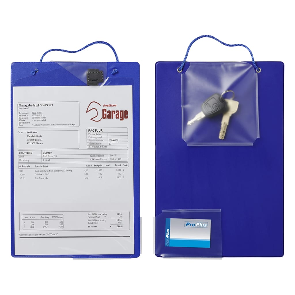 Portadocumentos proplus para reparación, 10 uds., a4, morado 580042 - number 3.