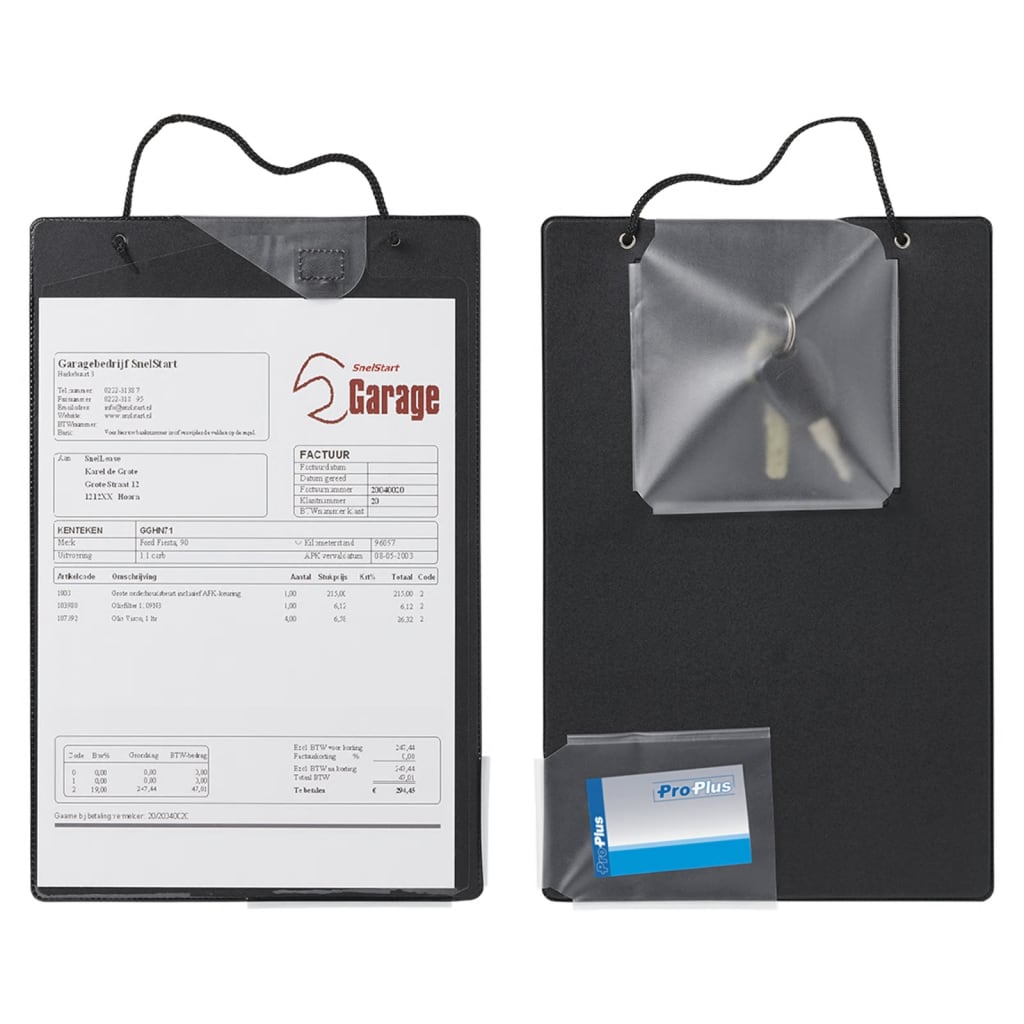 Portadocumentos proplus para reparación, 10 uds. a4, color negro 580040 - number 3.
