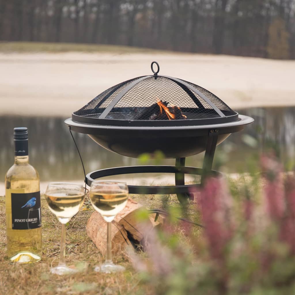 Foyer extérieur redfire atlanta acier noir 51 cm 85014 - number 10.