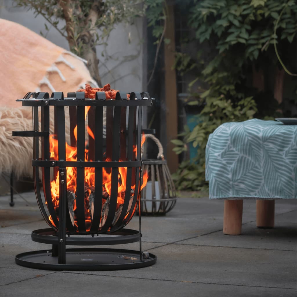 Redfire dallas fire basket black steel - number 1.