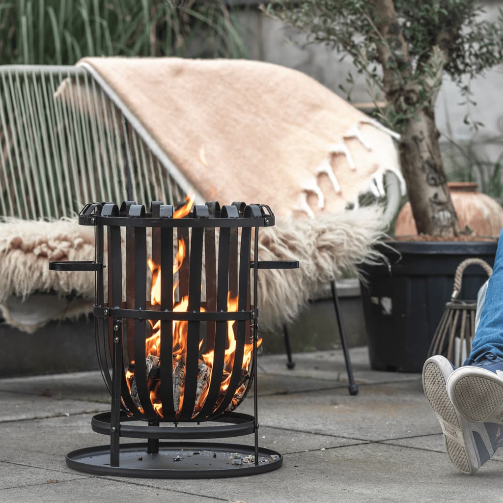 Redfire dallas fire basket black steel - number 5.