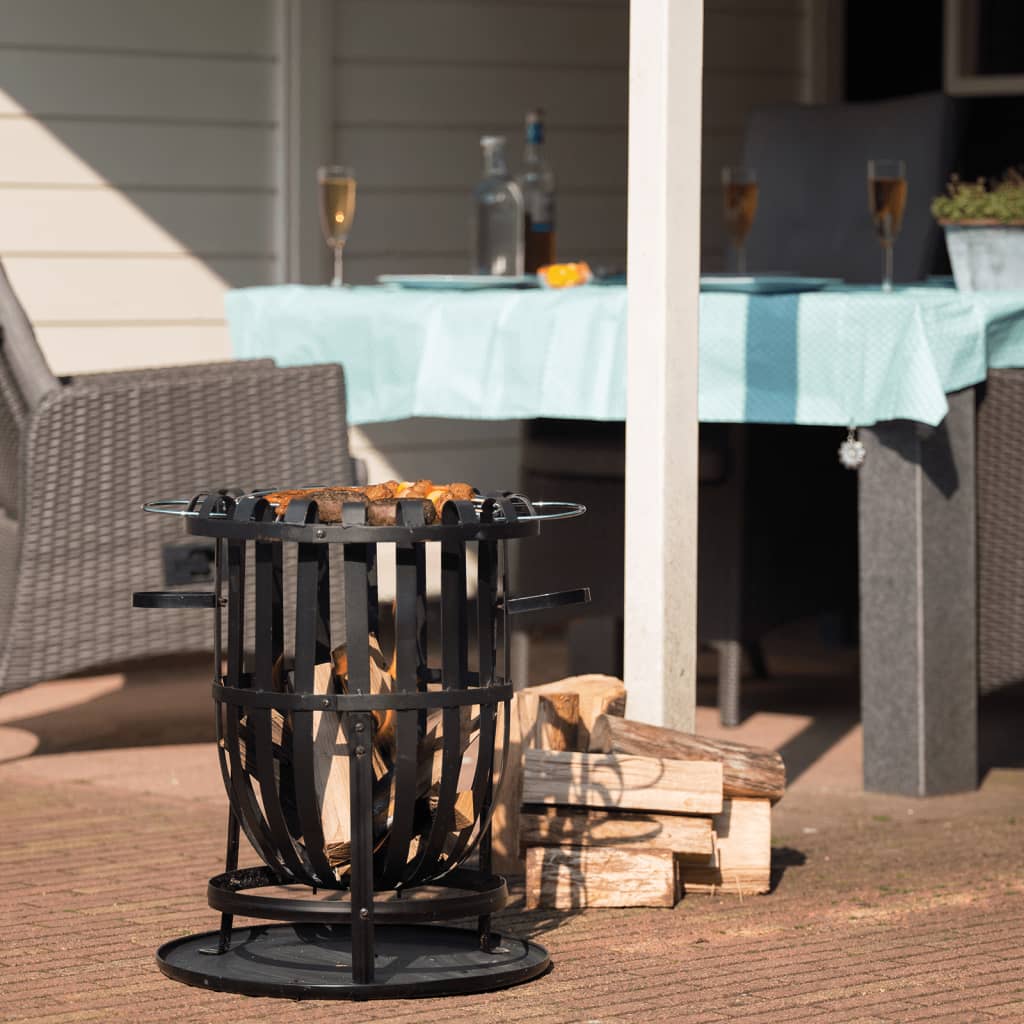 Redfire dallas fire basket black steel - number 8.