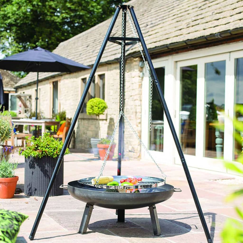 Bbgrill grill med trefod sort 172 cm bbq tripod - number 1.