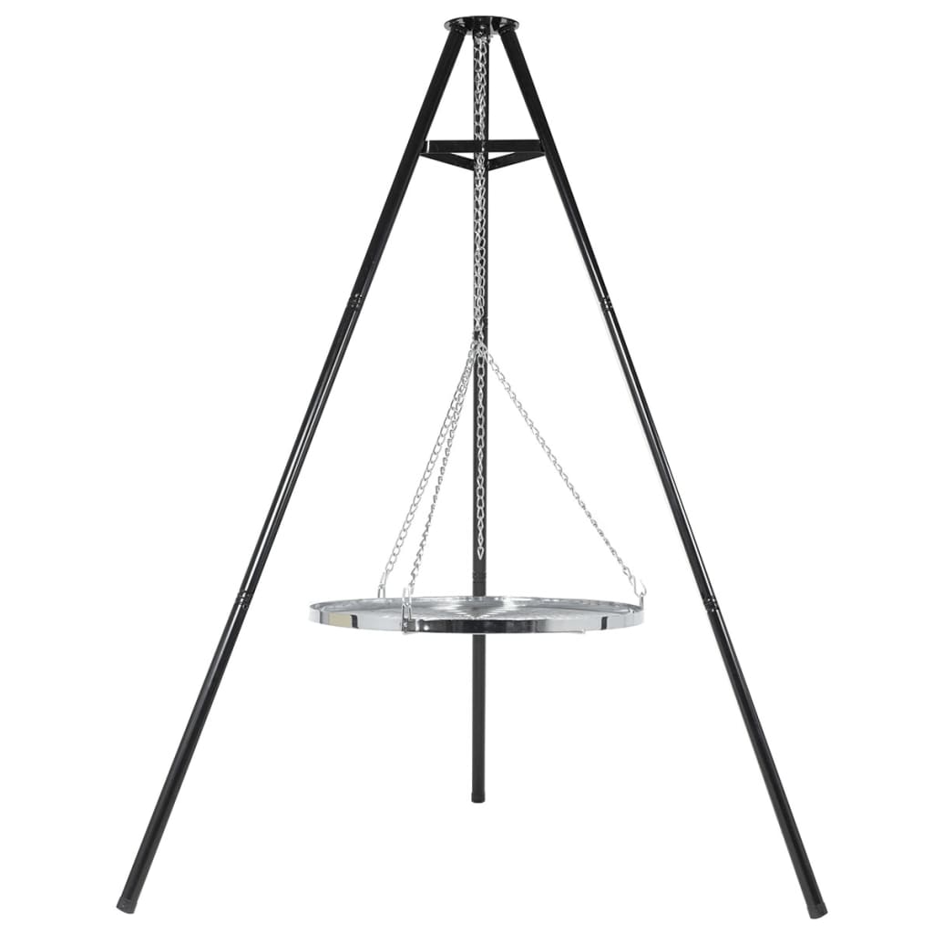 Bbgrill grill med trefod sort 172 cm bbq tripod - number 2.