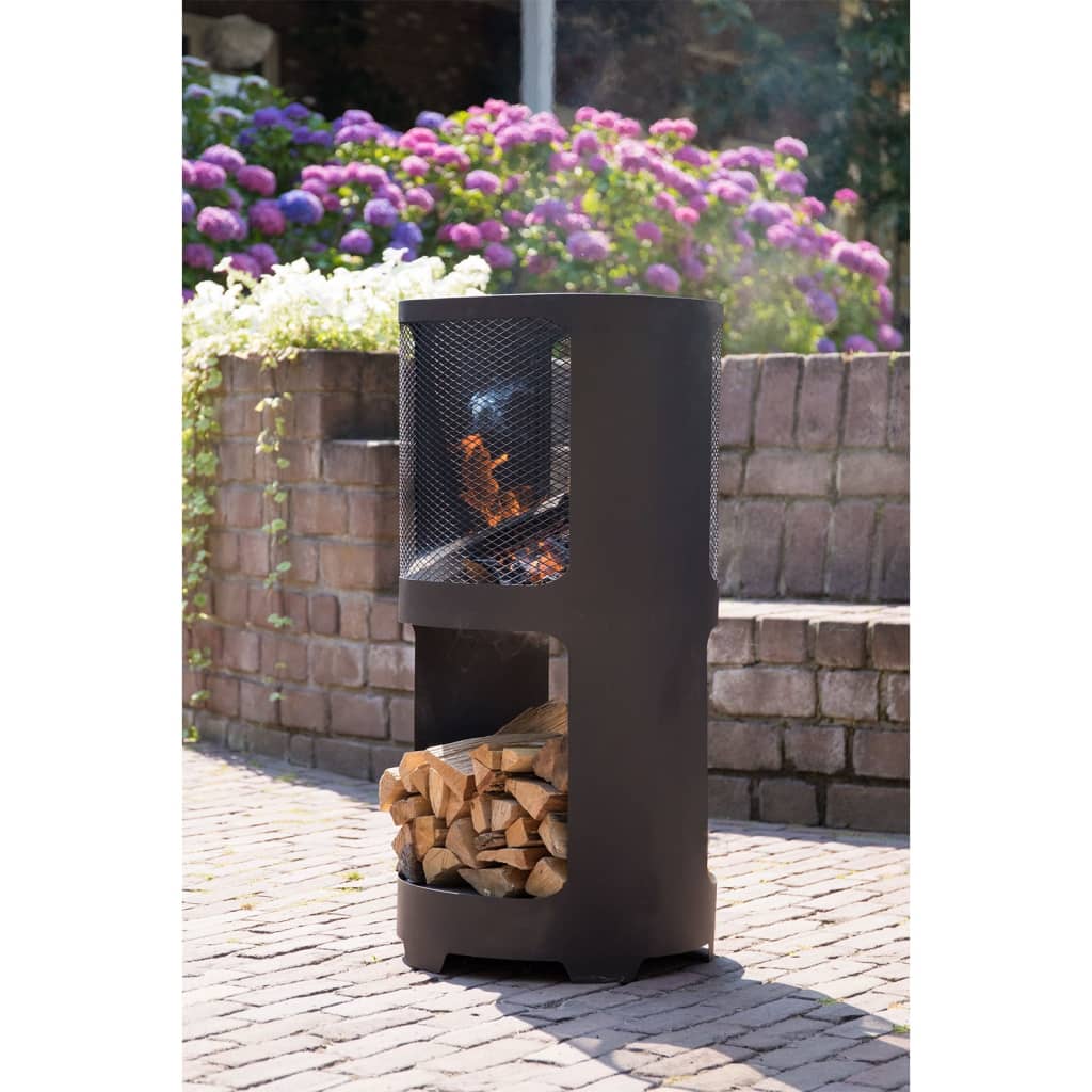 Redfire fireplace buffalo 44x90cm steel matt black - number 5.