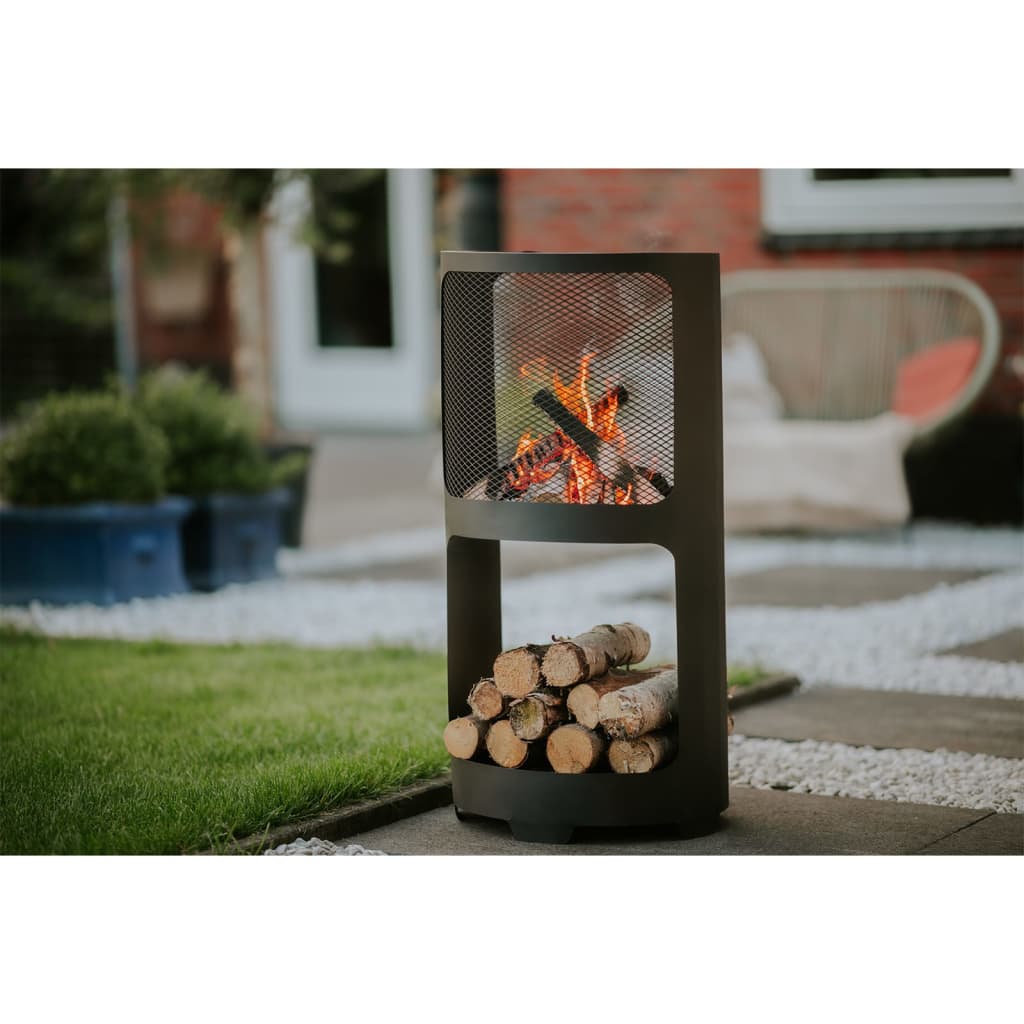 Redfire fireplace buffalo 44x90cm steel matt black - number 11.