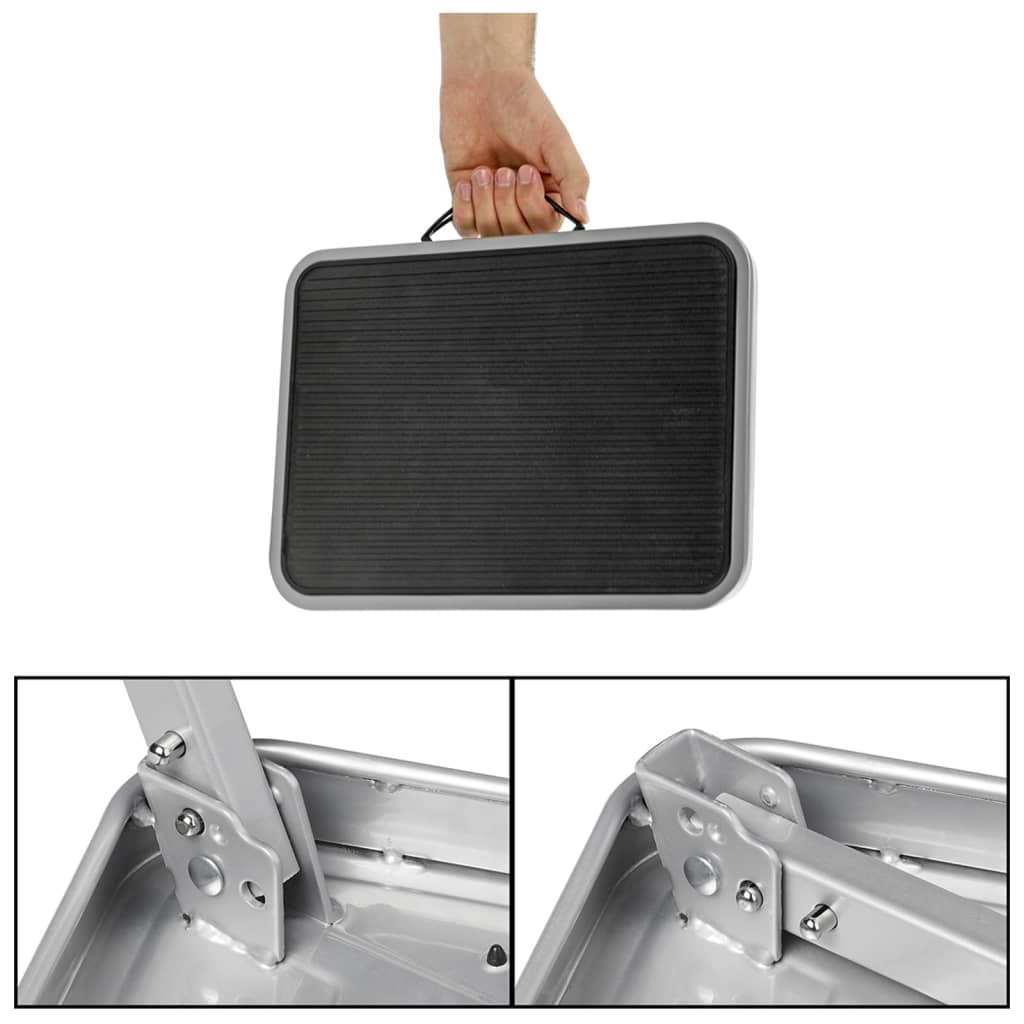 Proplus hopfällbar pall 150 kg metall - number 6.