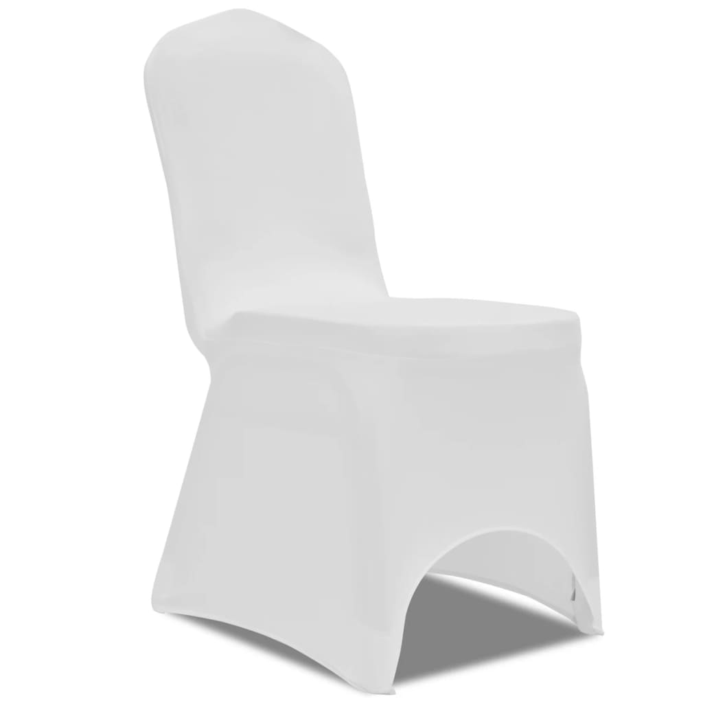 Housse de chaise en tissu extensible pcs. - blanc, 30 - number 2.