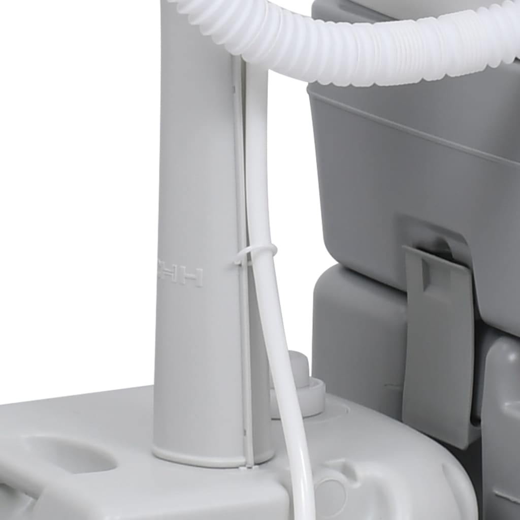 Prijenosni wc za kampiranje i umivaonik sivi - number 11.