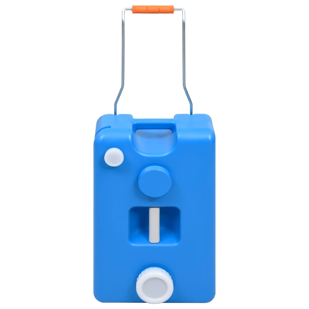 Vandbeholder med hjul til camping 25 l blå - number 2.