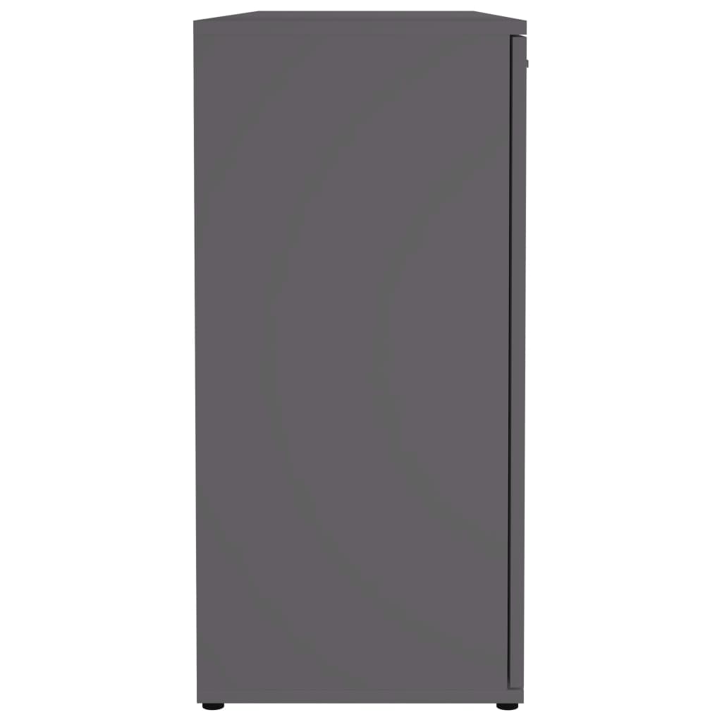 Skænk 120x35,5x75 cm konstrueret træ grå - number 7.