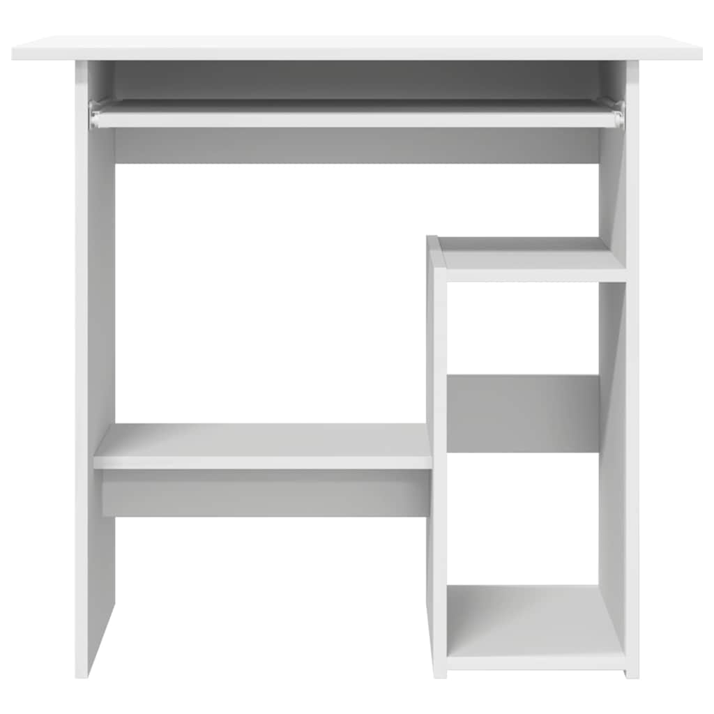 Biurko 80x45x74 cm drewno klejone - białe - number 4.