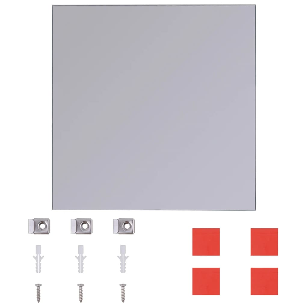 Frameless mirror tiles 16 pcs. 20.5 cm glass - number 5.