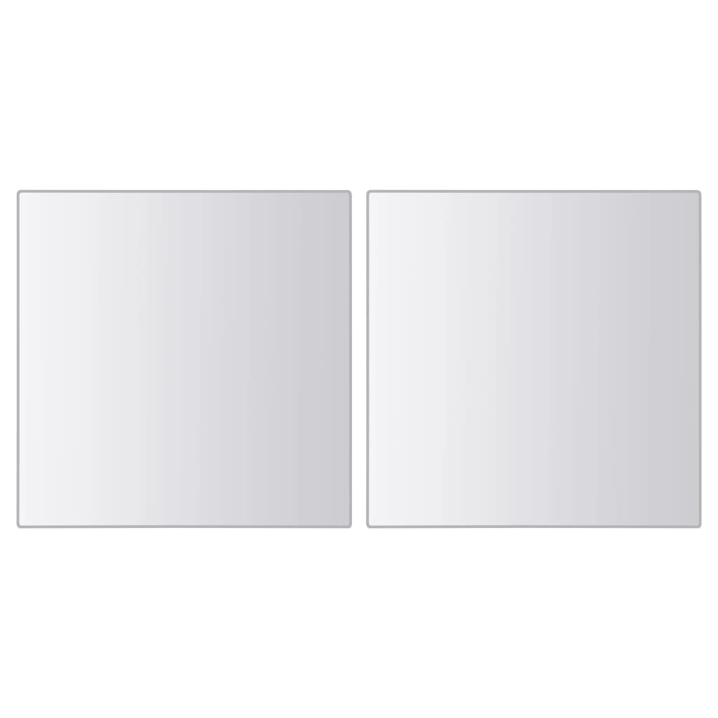 Square mirror tile 48 pcs. glass - number 4.