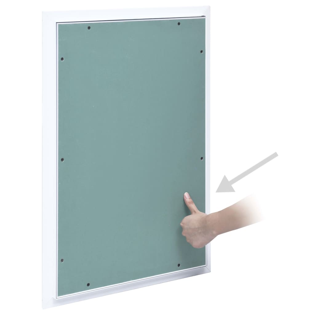 Adgangspanel med aluminiumsramme og gipsplade - 300 x 600 mm - number 3.