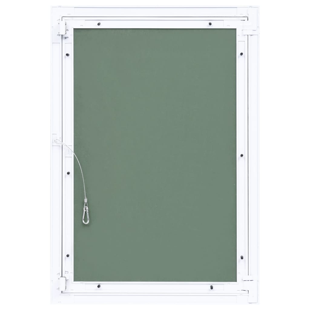 Adgangspanel med aluminiumsramme og gipsplade - 300 x 600 mm - number 6.