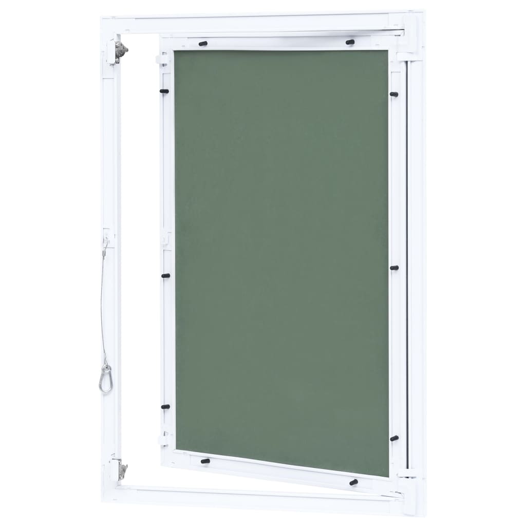 Adgangspanel med aluminiumsramme og gipsplade - 300 x 600 mm - number 7.