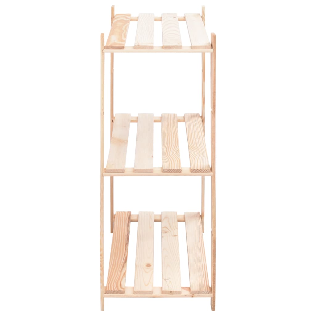Scaffalatura 3 ripiani 80x38x90 cm pino massello 150 kg - 1, 2 - number 5.