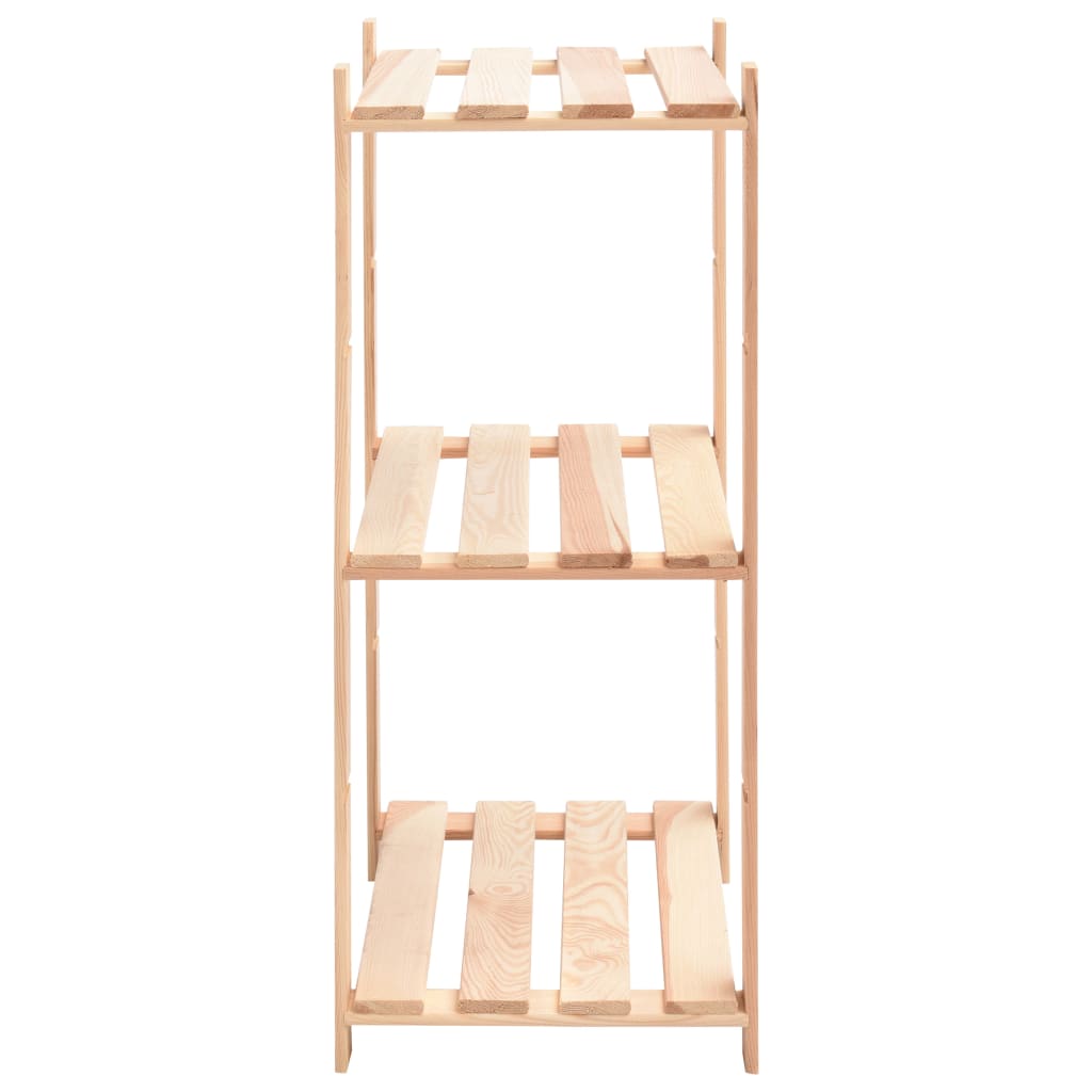 Scaffalatura 3 ripiani 60x38x90 cm pino massello 150 kg - 1, 3 - number 5.