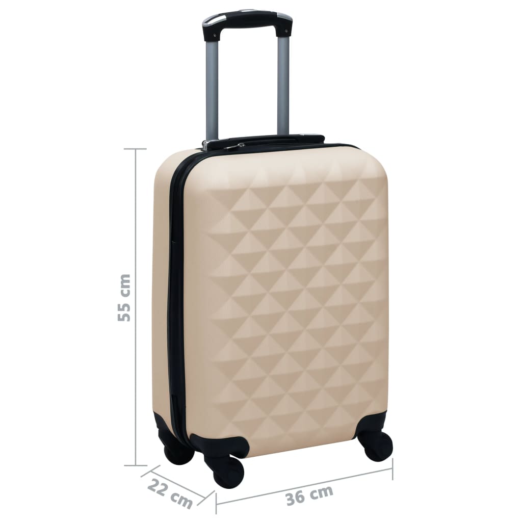 Mala hardcase abs dourada - cinza antracite, 1, 4 - number 7.