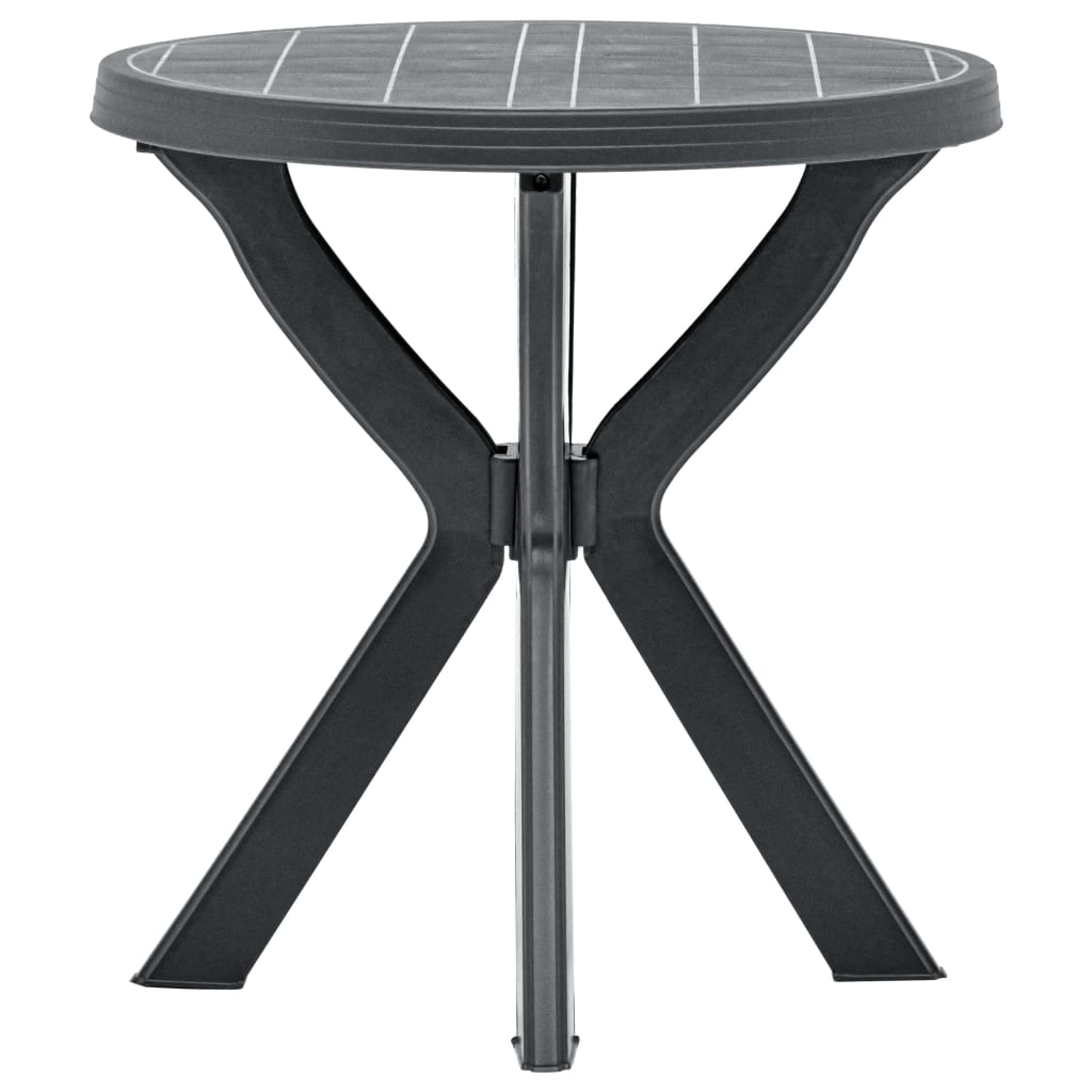 Bistrobord ø70 cm plastik - antracitgrå, 1-1 - number 1.