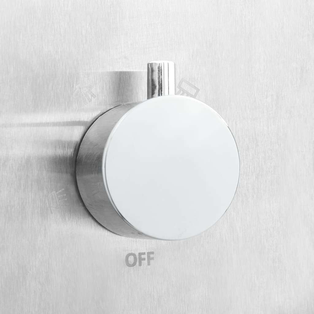 Udendørsbruser med bakke wpc rustfrit stål - number 8.