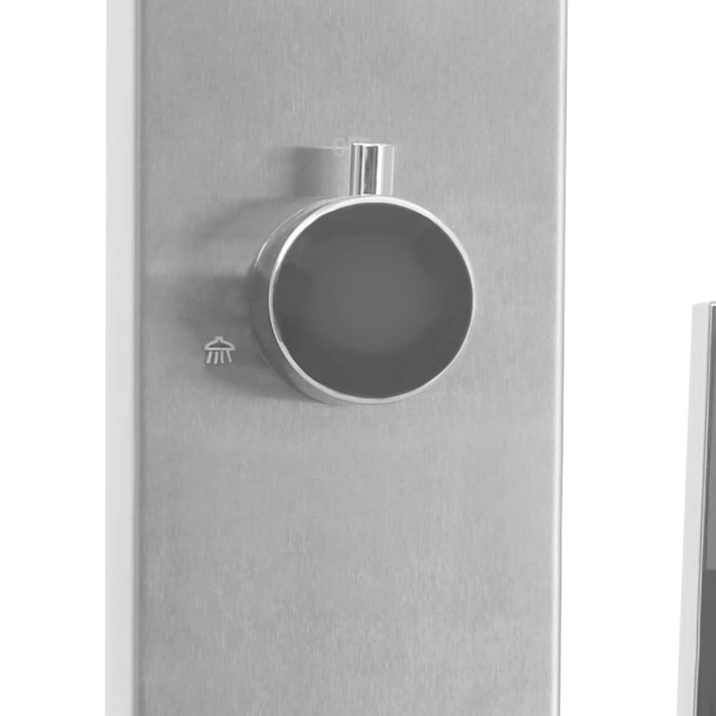 Douche extérieure avec bac wpc inox - number 8.