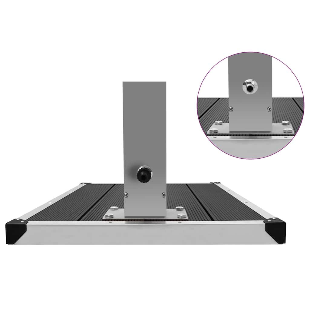 Douche extérieure avec bac wpc inox - number 10.