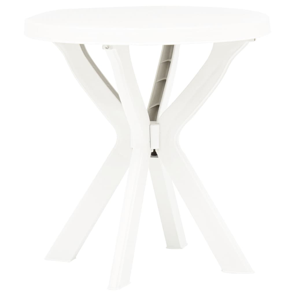 Bistrobord ø70 cm plastik hvid - number 1.