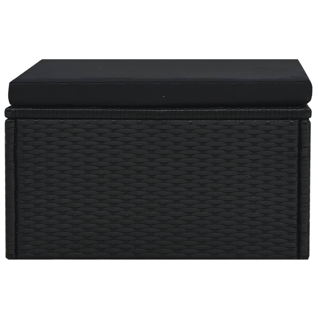 Havel lounge set dijelovi s jastucima polyrattan - crni, 5 - number 11.