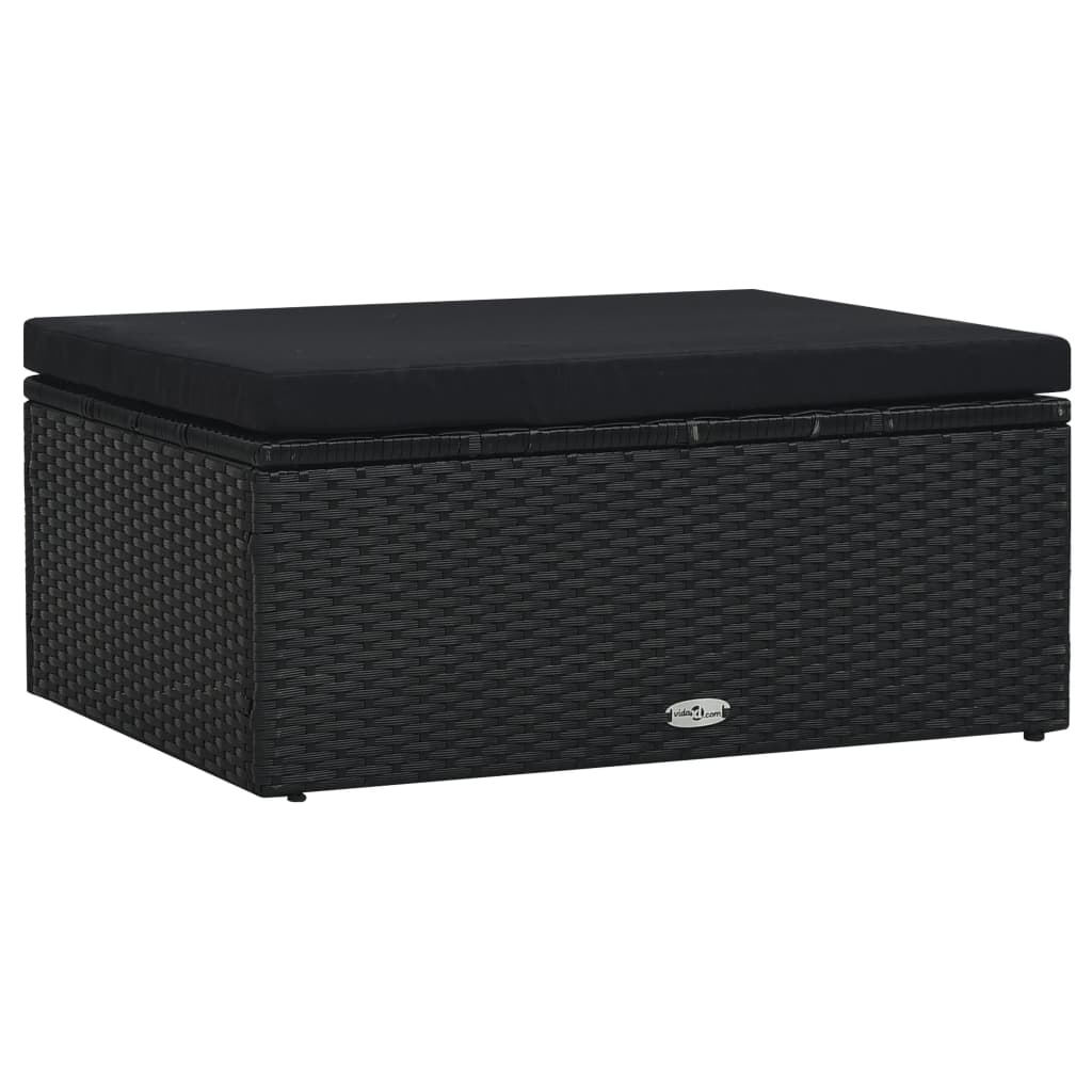 Havel lounge set dijelovi s jastucima polyrattan - crni, 5 - number 9.