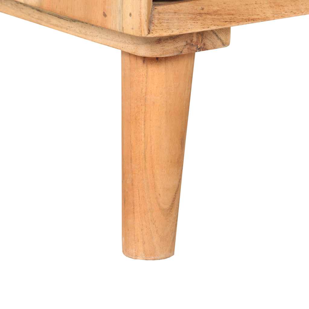 Tv-skab 100x35x40 cm massivt akacietræ - number 6.